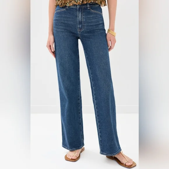 Paige Sasha Wide Leg Jeans Size 26 - Picture 3 of 12